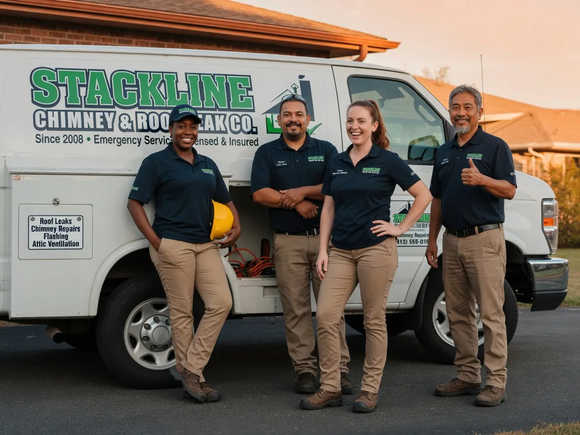Chimney flashing repair company in Satin, TX